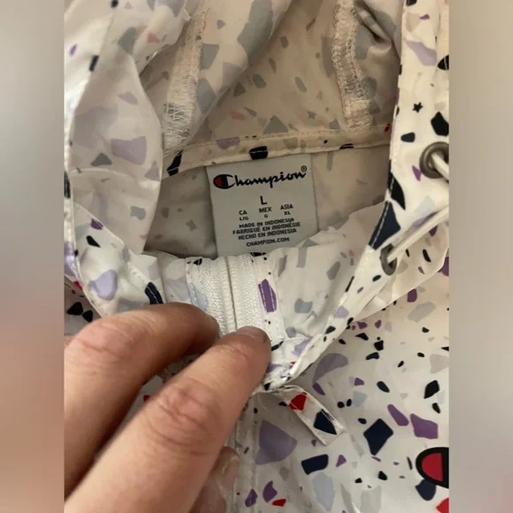 NWOT Champion multicolor windbreaker